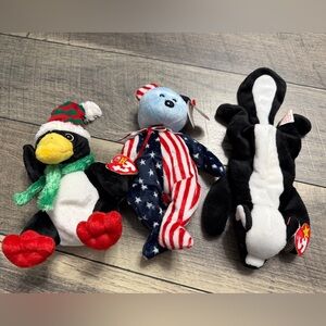 Ty Plush Beanie Babies Bundle New